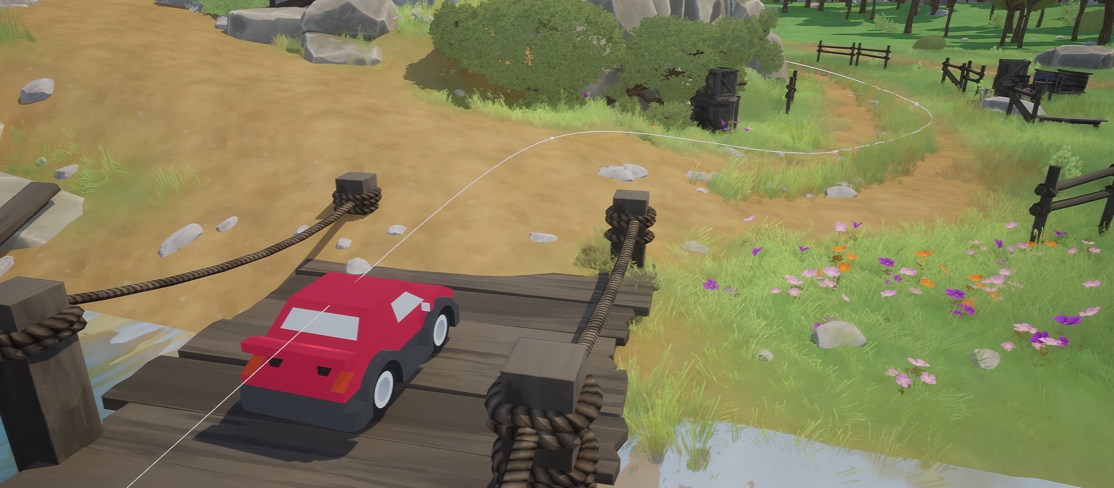 A simple racing game with AI created in Unreal Engine 5.